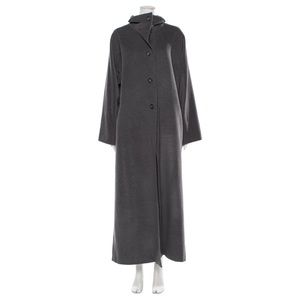 MaxMara Full Length Wool Coat Size 10 Gray